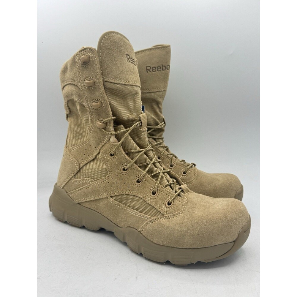 Reebok Dauntless 8" Tactical Boot Desert Tan RB8820 Men’s Size 7.5